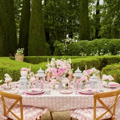 Clearance Mrs. Alice Pink Bamboo Tablecloth