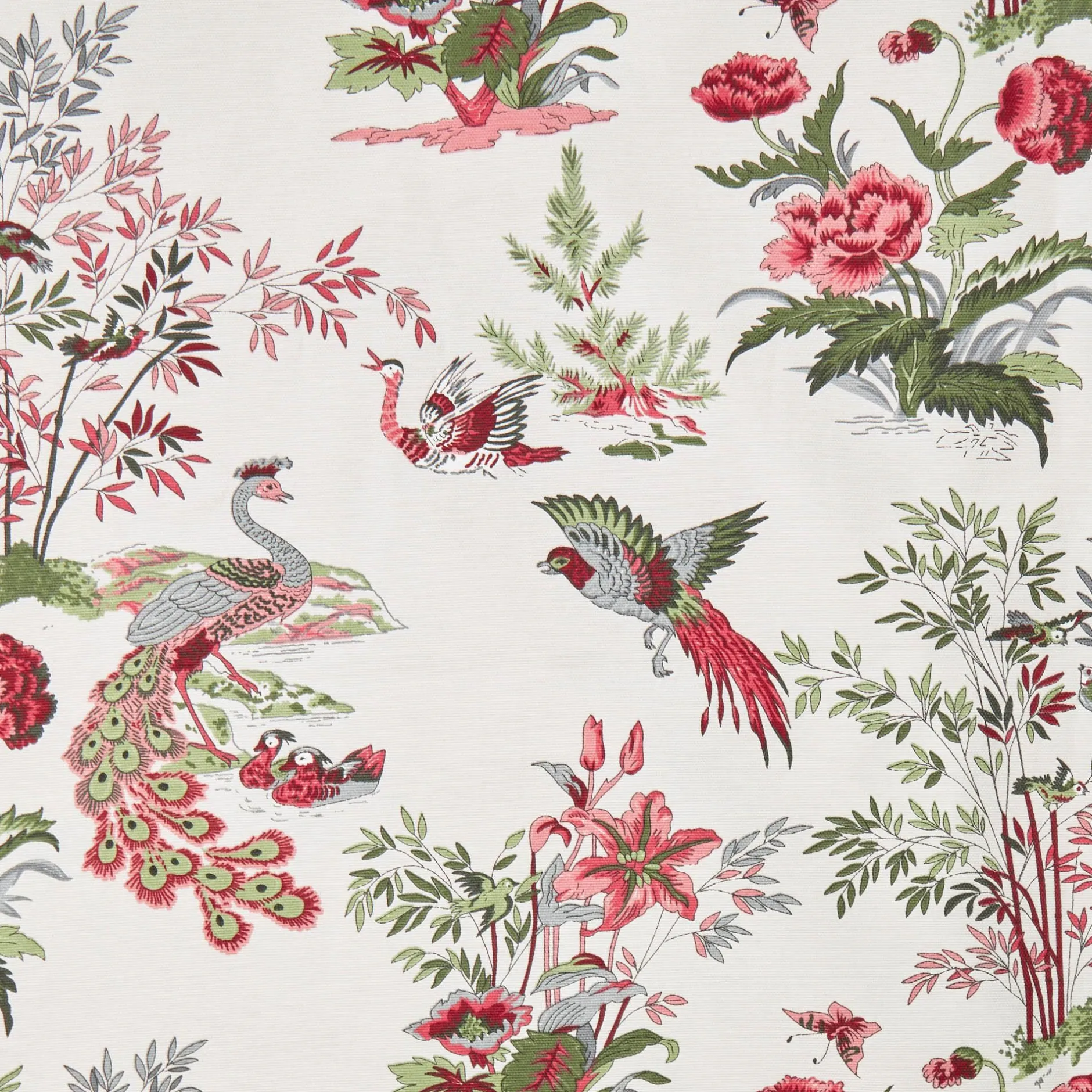 New Mrs. Alice Pink Birdsong Tablecloth