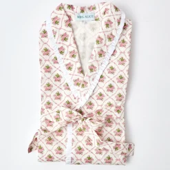 Sale Mrs. Alice Pink Bouquet Dressing Gown