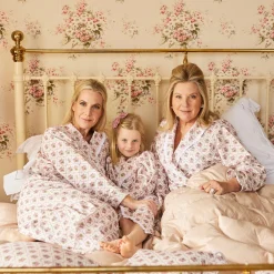 Best Mrs. Alice Pink Bouquet Dressing Gown