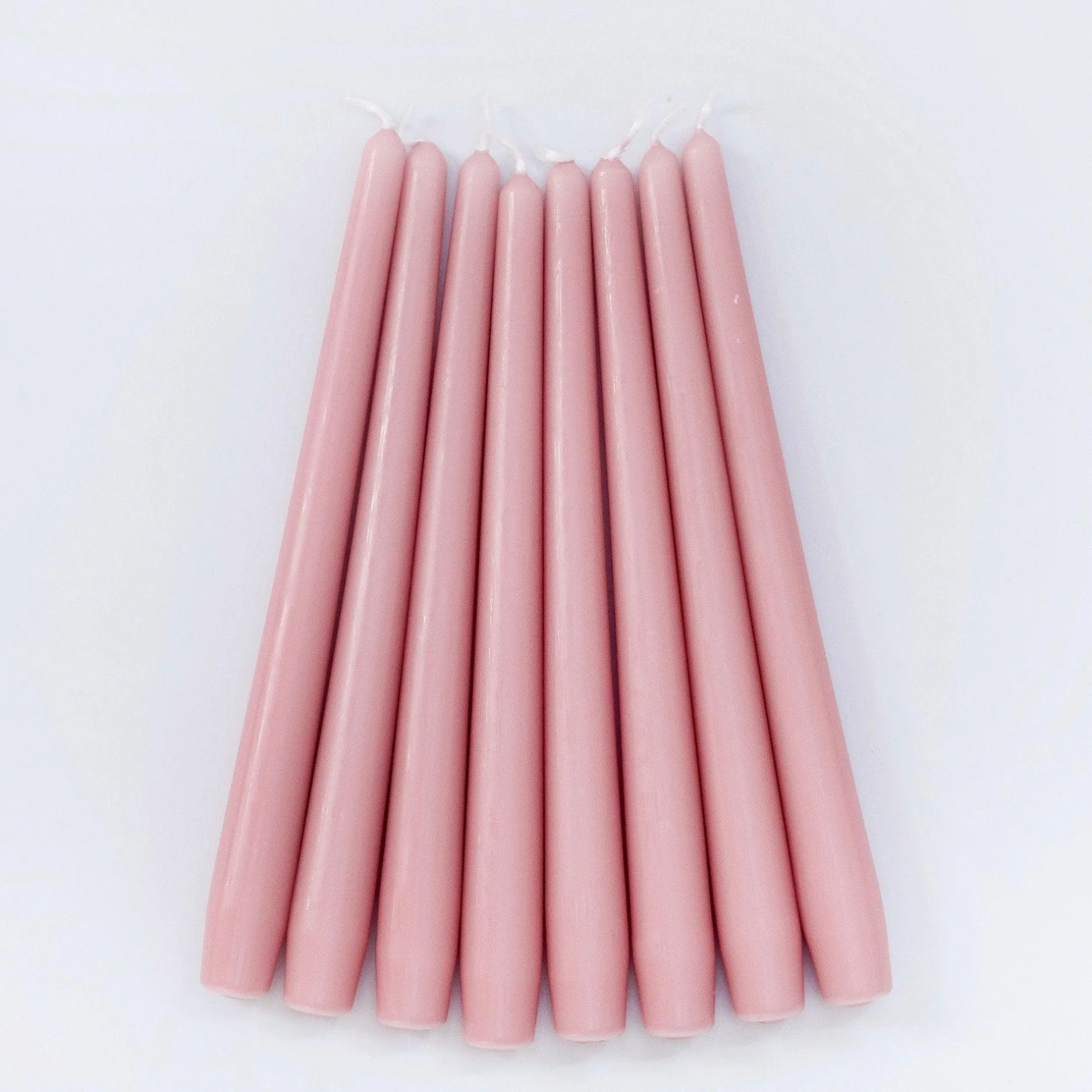 New Mrs. Alice Pink Candles (Set Of 8)