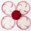 Clearance Mrs. Alice Pink Capri Lettuce Dinner Plate (Set Of 4)