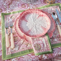 Outlet Mrs. Alice Pink Capri Lettuce Starter Plate