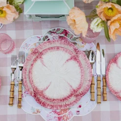 Outlet Mrs. Alice Pink Capri Lettuce Starter Plate