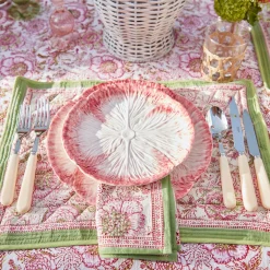 Outlet Mrs. Alice Pink Capri Lettuce Starter Plate