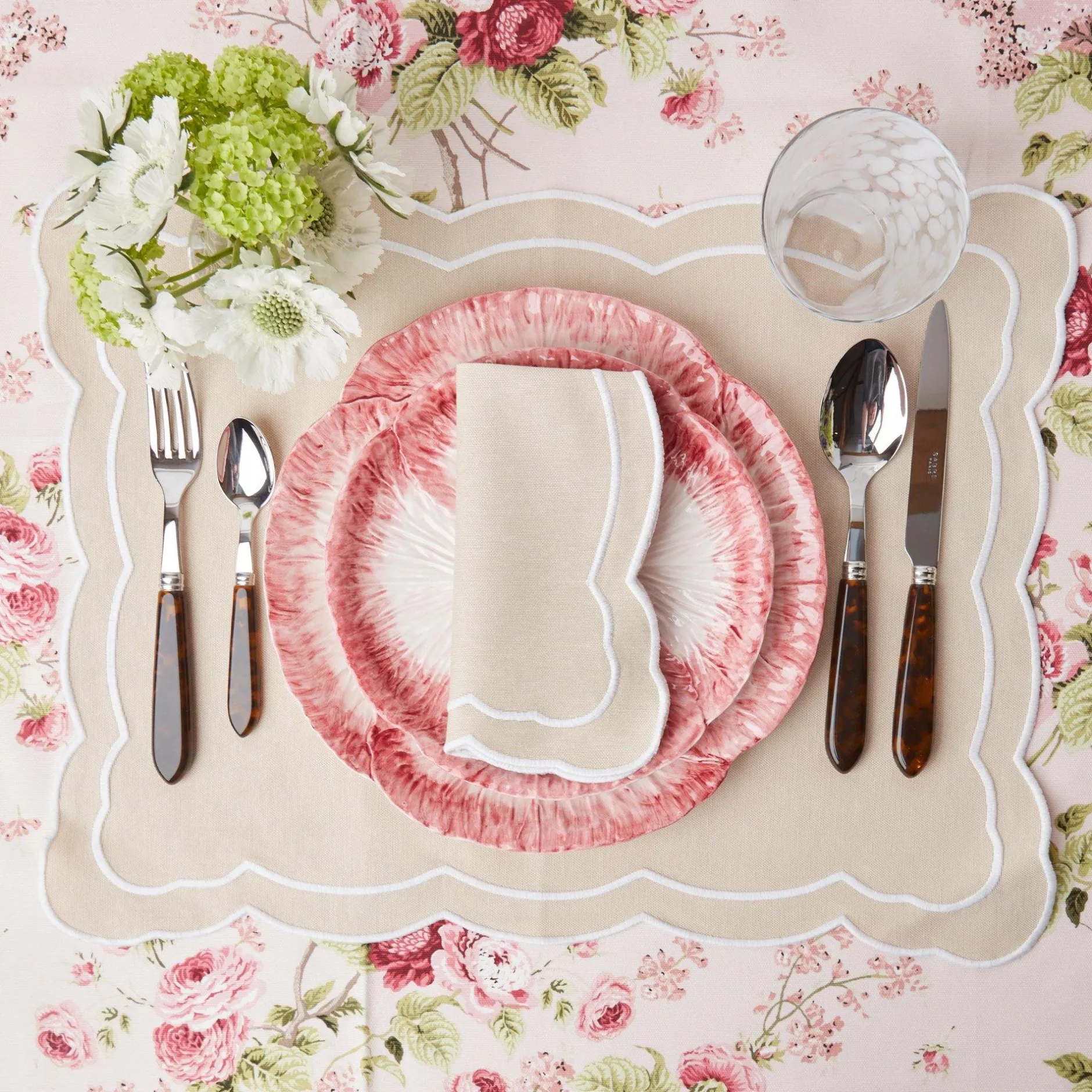 Online Mrs. Alice Pink Capri Lettuce Starter Plate