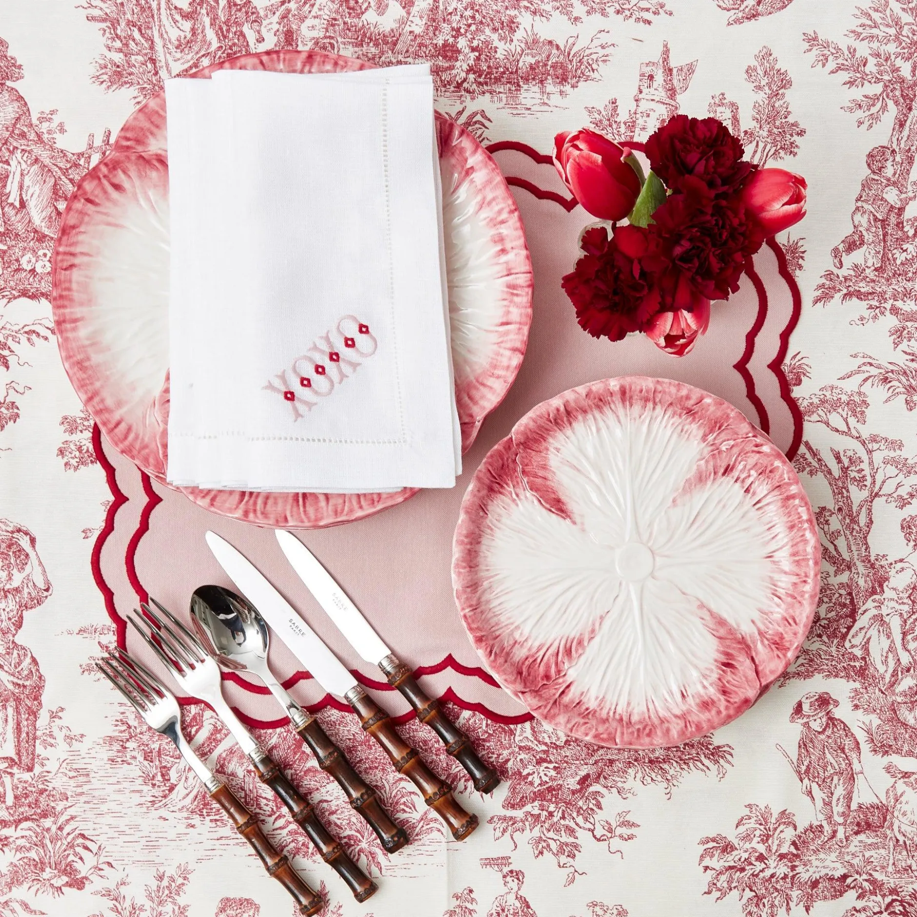 Online Mrs. Alice Pink Capri Lettuce Starter Plate