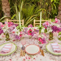 Discount Mrs. Alice Pink Geometric Bamboo Starter Plate