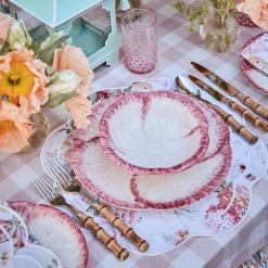 Clearance Mrs. Alice Pink Gingham Tablecloth