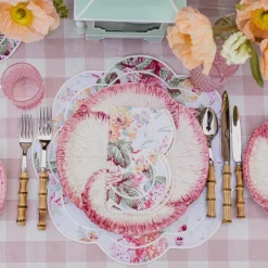 Clearance Mrs. Alice Pink Gingham Tablecloth