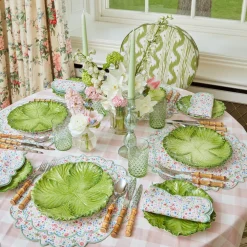 Clearance Mrs. Alice Pink Gingham Tablecloth