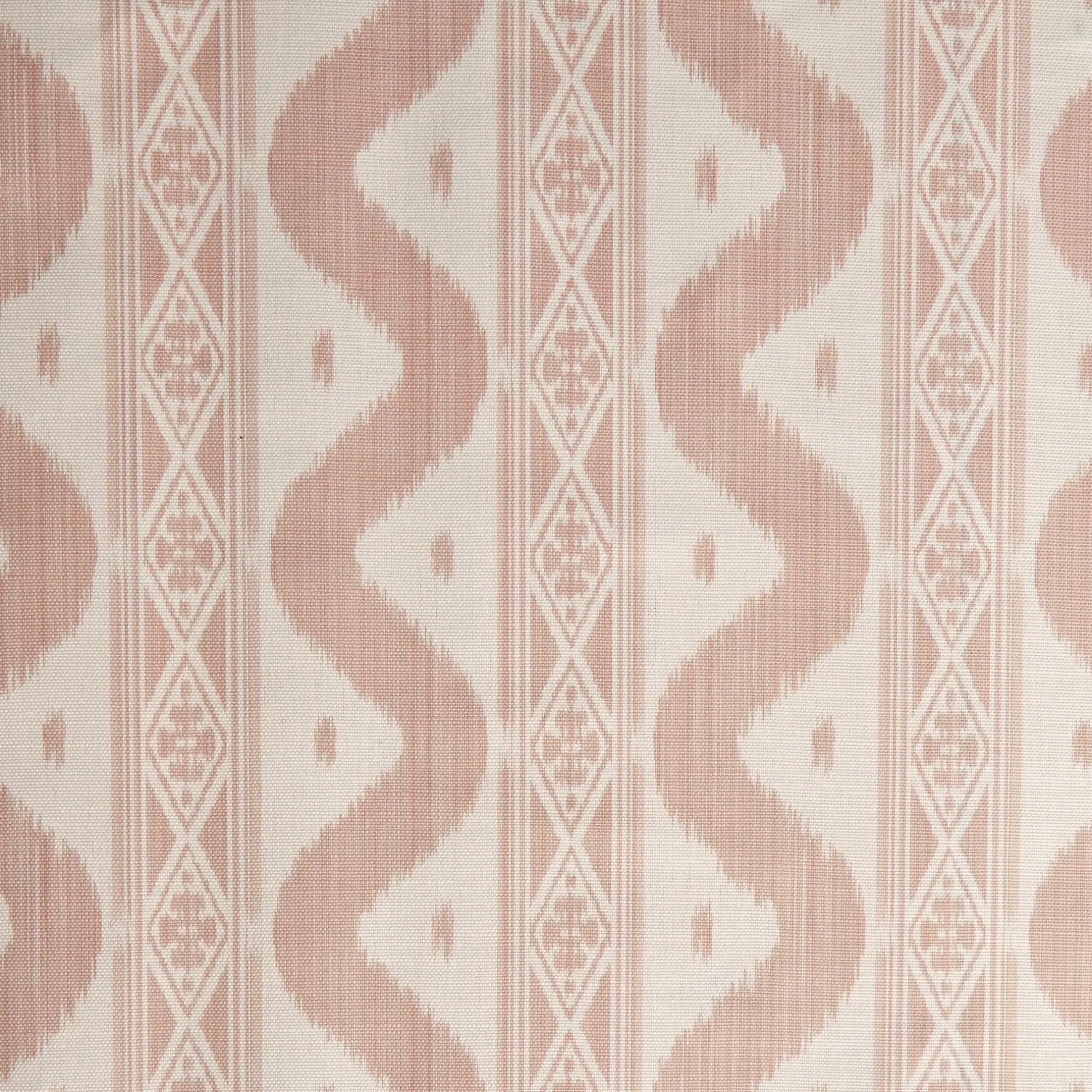 Online Mrs. Alice Pink Ikat Stripe Fabric