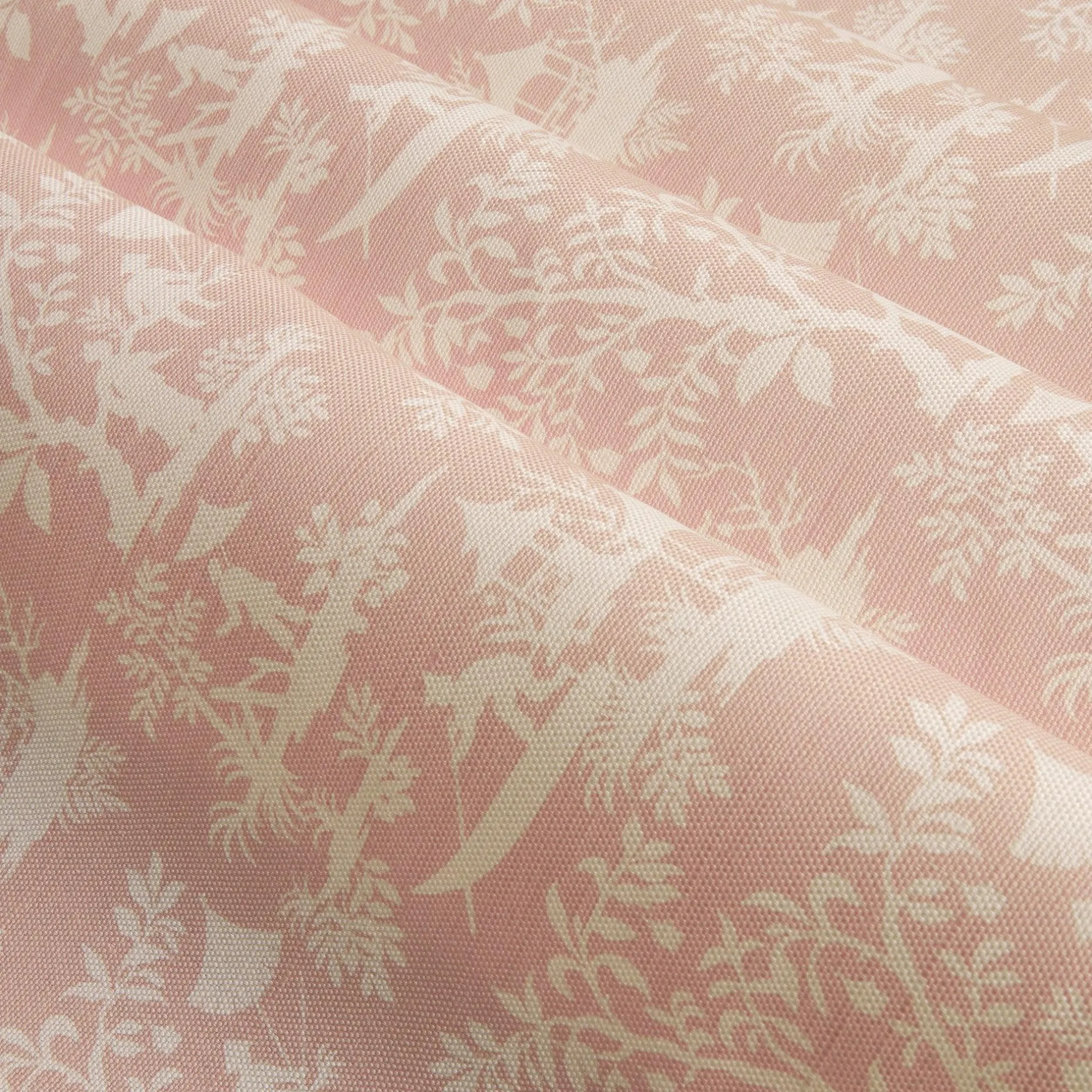 Online Mrs. Alice Pink Pagoda Garden Fabric