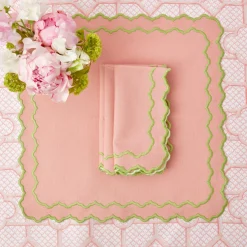 Online Mrs. Alice Pink Penelope Napkins (Set Of 4)