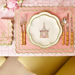 Online Mrs. Alice Pink Penelope Placemats (Set Of 4)
