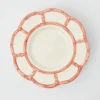 Hot Mrs. Alice Pink Petal Bamboo Dinner Plate