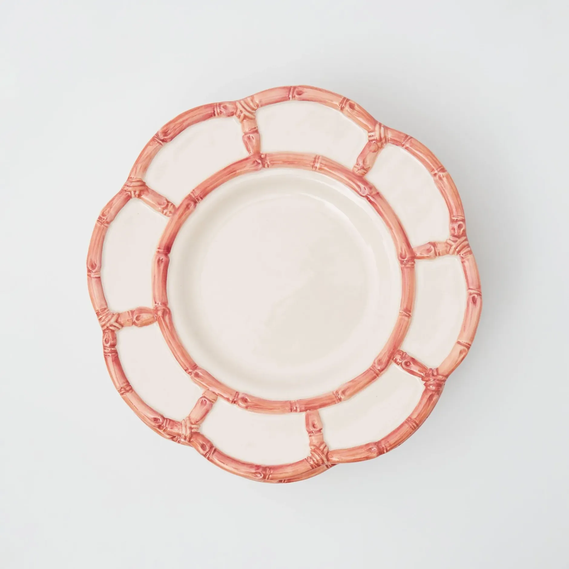 Discount Mrs. Alice Pink Petal Bamboo Dinner Plates (Set Of 4)