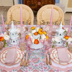 Discount Mrs. Alice Pink Petal Bamboo Dinner Plate