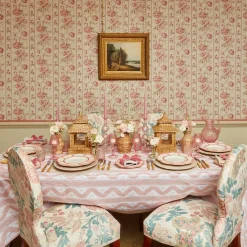 New Mrs. Alice Pink Petal Bamboo Starter Plates (Set Of 4)