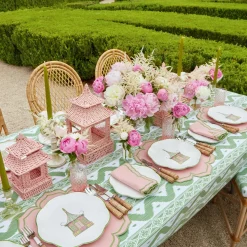 Best Mrs. Alice Pink Rattan Pagoda Lantern