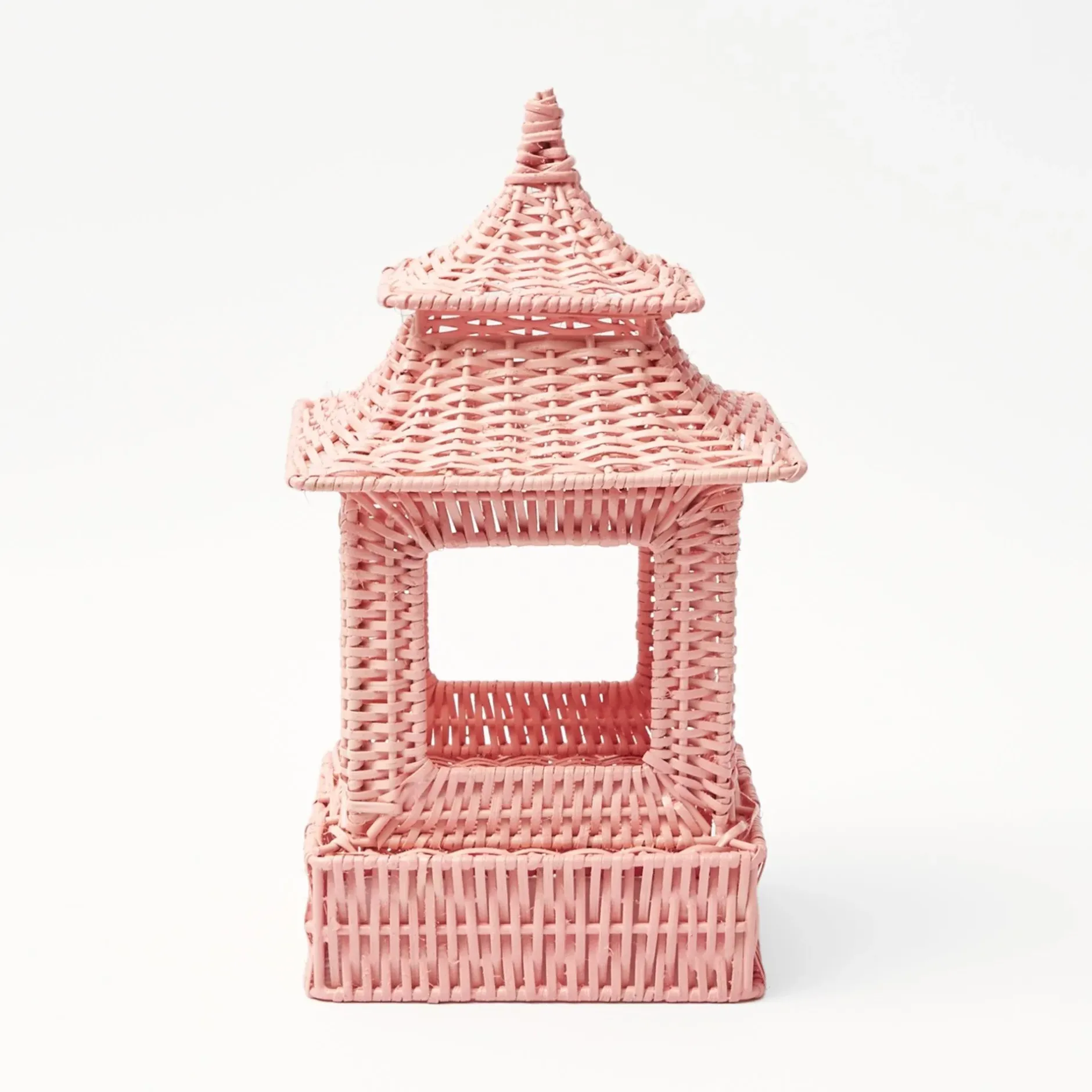 Best Mrs. Alice Pink Rattan Pagoda Lantern