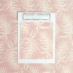 Sale Mrs. Alice Pink Trailing Ferns Fabric