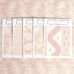 Sale Mrs. Alice Pink Trailing Ferns Fabric