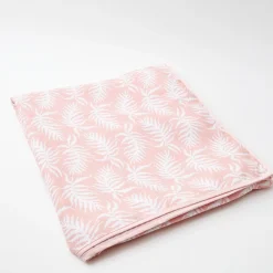 Sale Mrs. Alice Pink Trailing Ferns Tablecloth