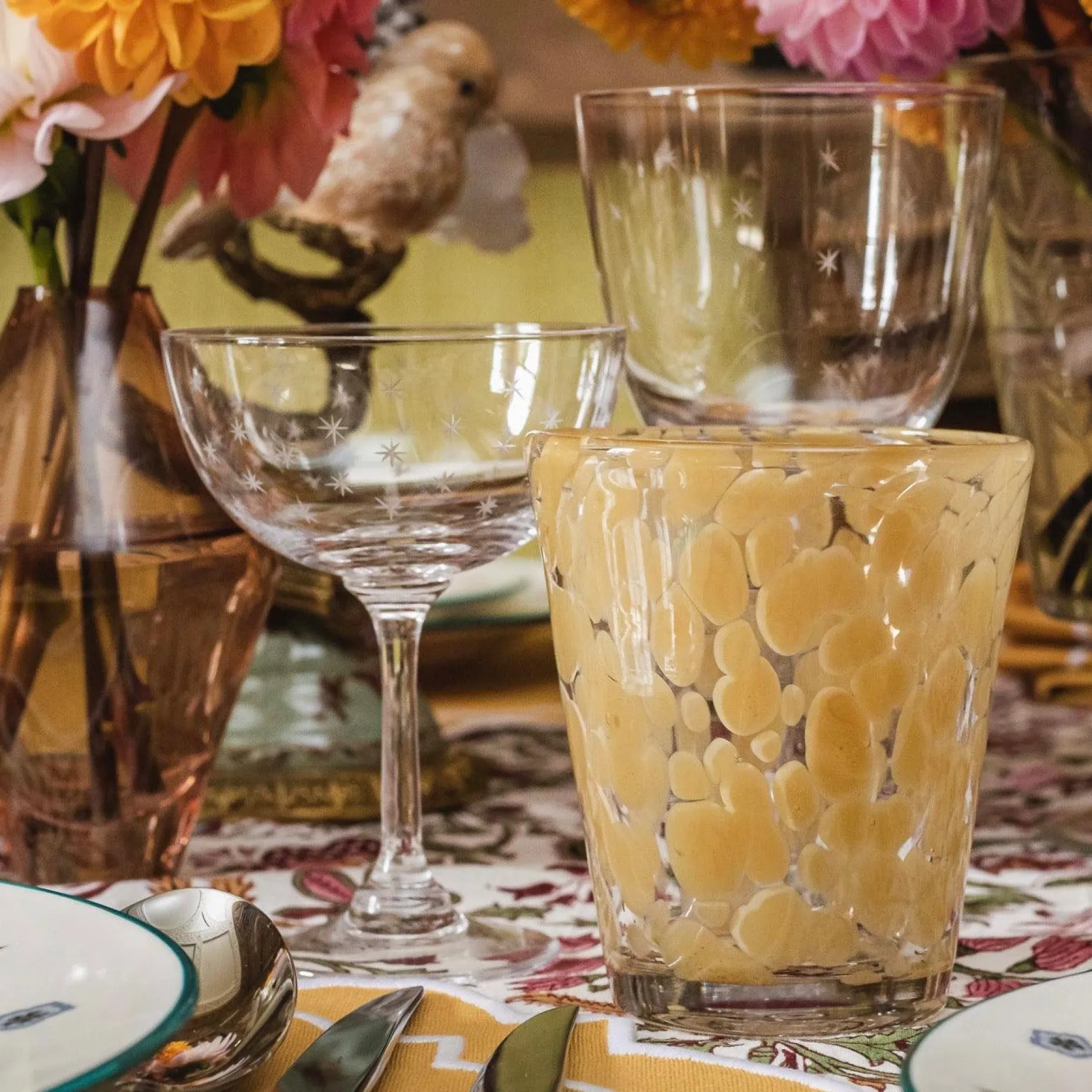 Mrs. Alice Poppy Prosecco Coupe (Set Of 6)