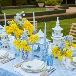 Discount Mrs. Alice Powder Blue Pagoda Lantern