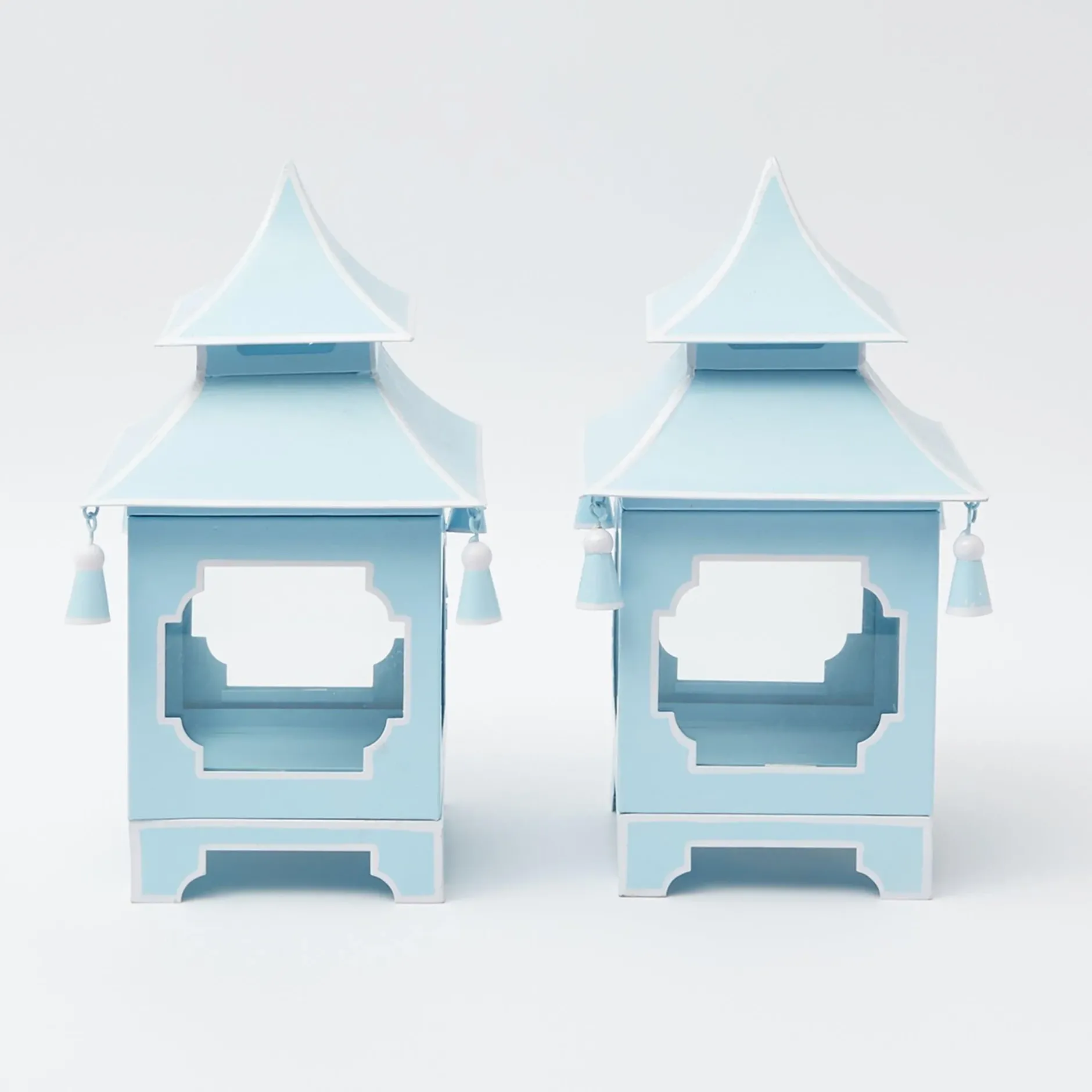 Online Mrs. Alice Powder Blue Pagoda Lantern