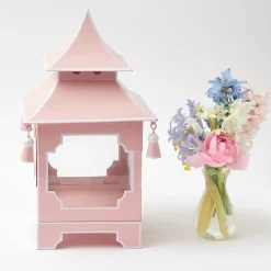 Sale Mrs. Alice Powder Pink Pagoda Lantern