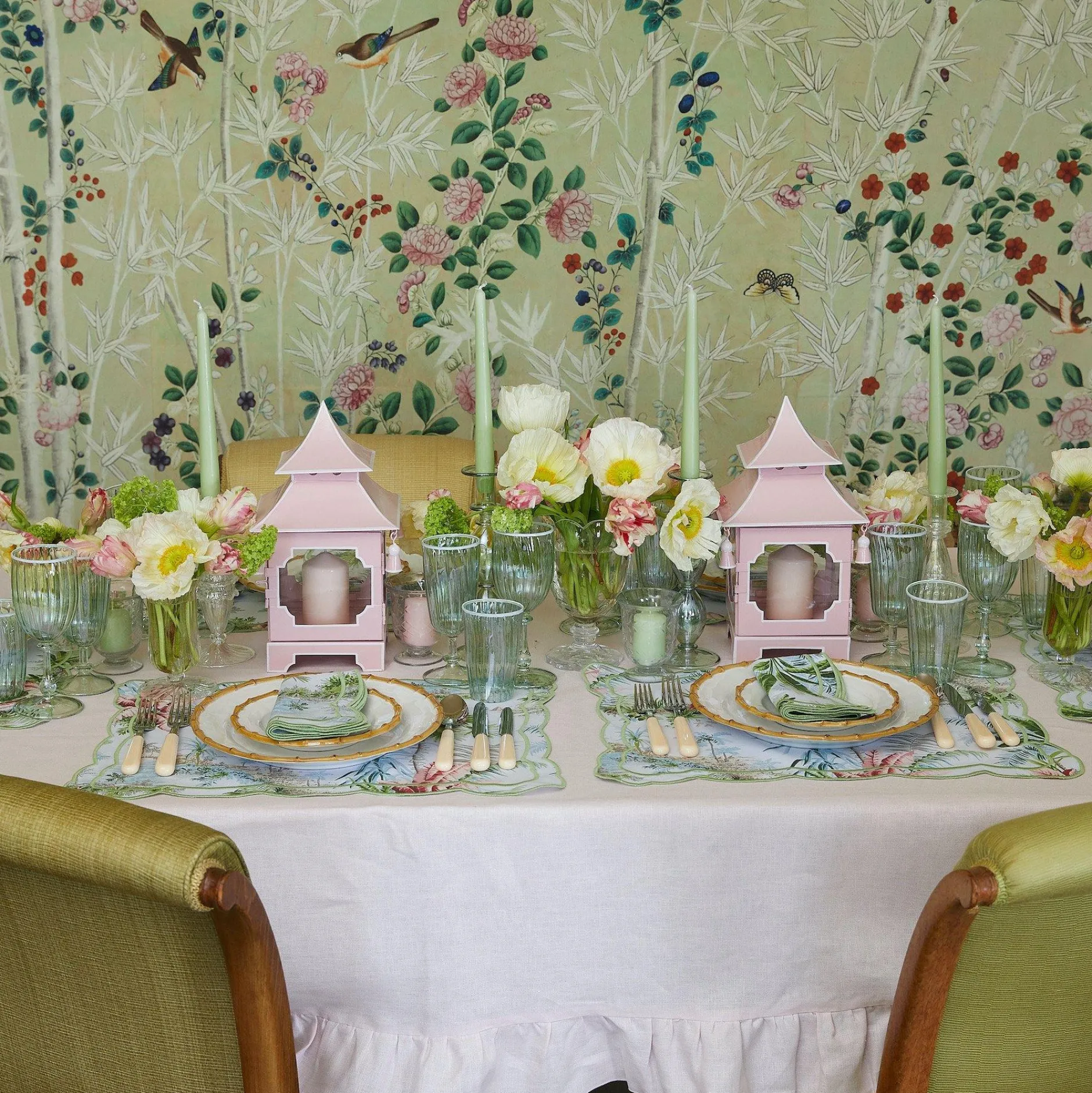 Sale Mrs. Alice Powder Pink Pagoda Lantern