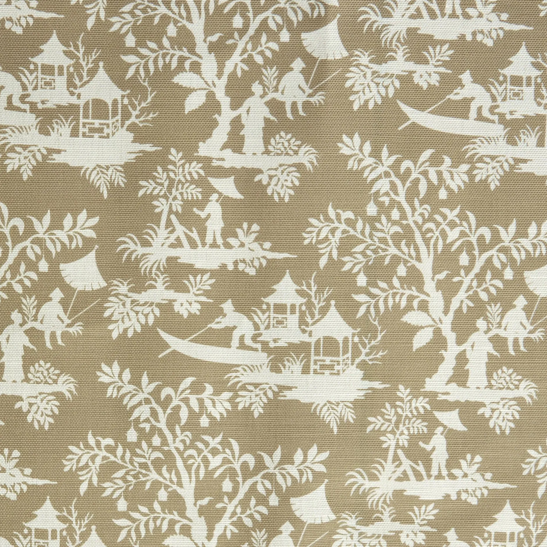Outlet Mrs. Alice Putty Pagoda Garden Fabric