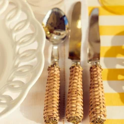 Clearance Mrs. Alice Rattan Cutlery (5 Piece)