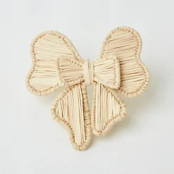 Discount Mrs. Alice Rattan Napkin Bows (Set Of 4)
