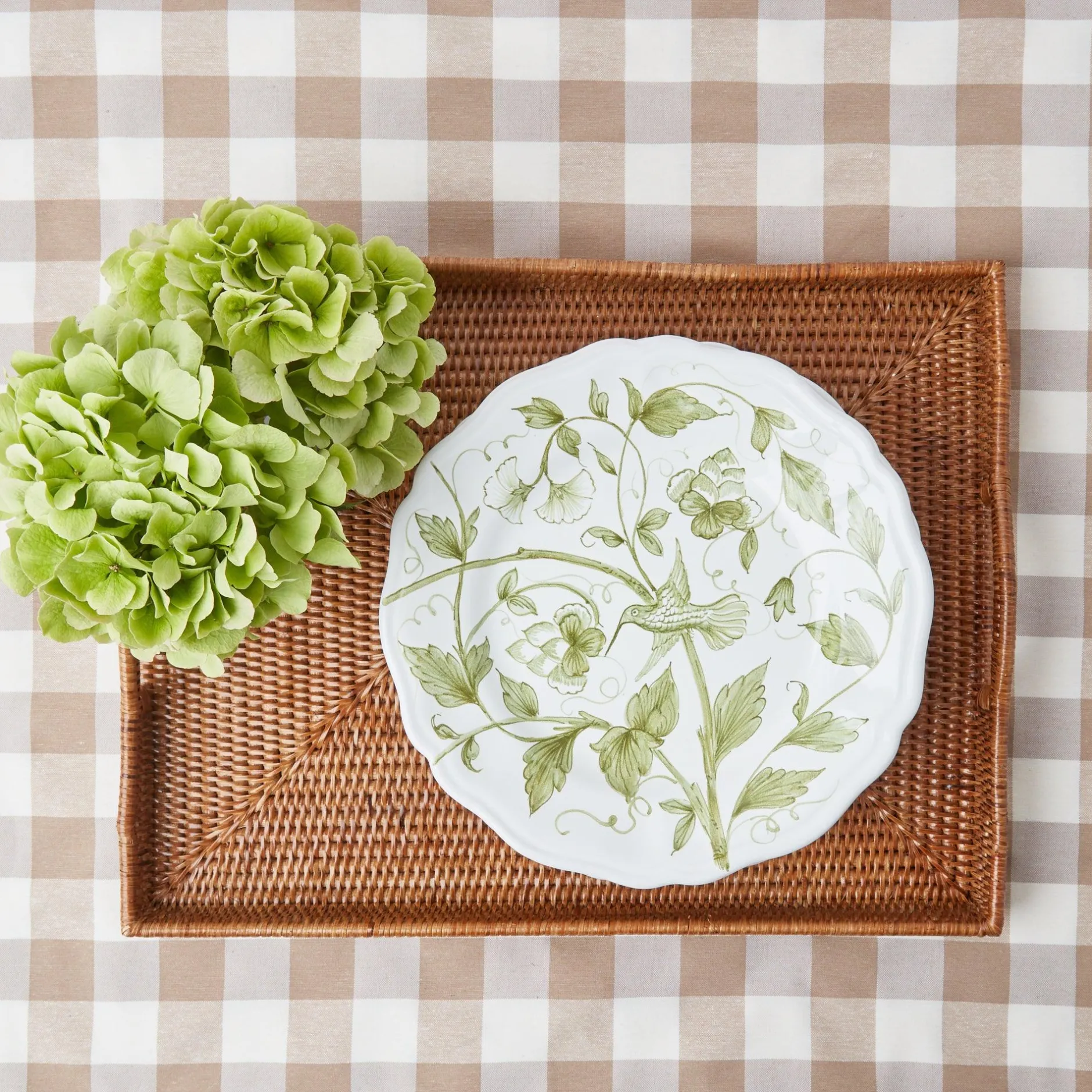 New Mrs. Alice Rattan Tray