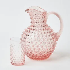 Clearance Mrs. Alice Rose Pink Hobnail Jug