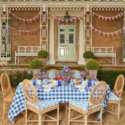 Clearance Mrs. Alice Royal Blue Gingham Tablecloth