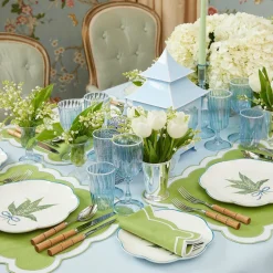 Mrs. Alice Scalloped Lily Of The Valley Starter Plate (Set Of 4)