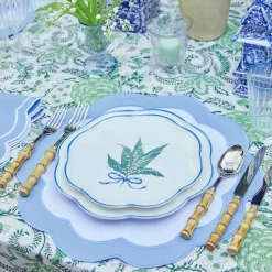 Hot Mrs. Alice Scalloped Lily Of The Valley Starter Plate