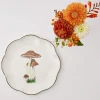 Mrs. Alice Scalloped Mushroom Dinner Plate
