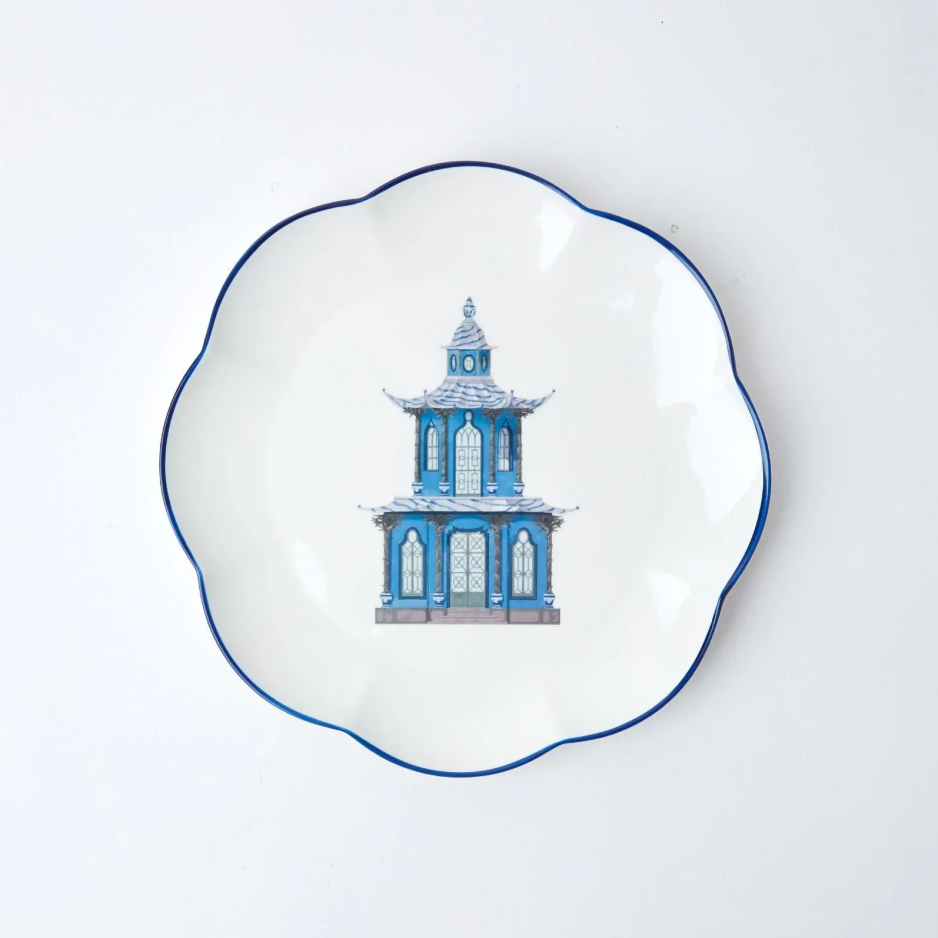 Sale Mrs. Alice Scalloped Pagoda Dinner Plate (Set Of 4)