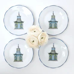Discount Mrs. Alice Scalloped Pagoda Starter Plate (Set Of 4)