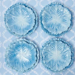 New Mrs. Alice Serena Cabbage Dinner & Starter Plates (Set Of 8)