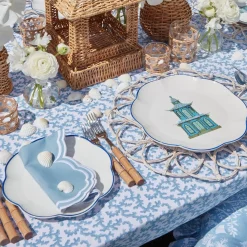 New Mrs. Alice Serena Cornflower Blue Napkins (Set Of 4)
