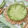 New Mrs. Alice Serena Green Cabbage Dinner Plate (Set Of 4)