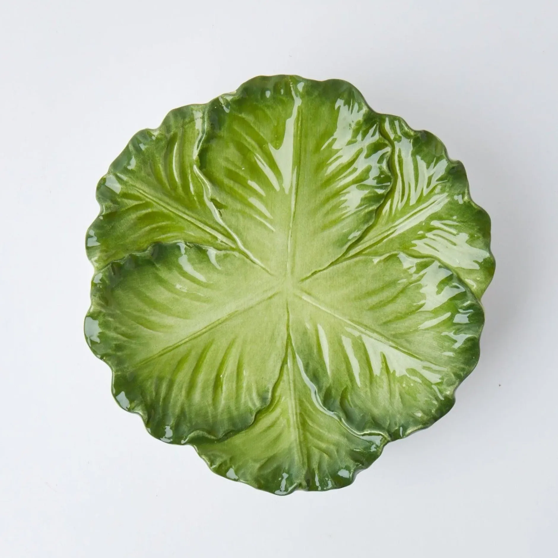 Hot Mrs. Alice Serena Green Cabbage Starter Plate