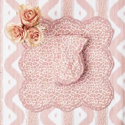 Sale Mrs. Alice Serena Pink Leopard Napkins (Set Of 4)