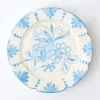 New Mrs. Alice Seville Blue Gardenia Dinner Plate